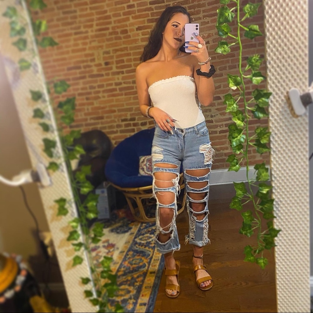 Bodysuit and Boyfriend Jeans